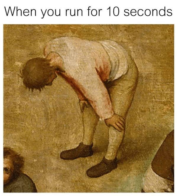 When you run for 10 seconds