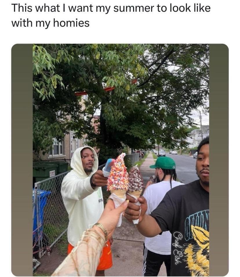 This what I want my summer to look like with my homies