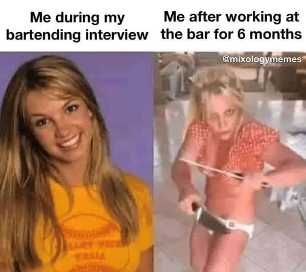 bartender memes. Me during my Me after working at bartending interview the bar for 6 months