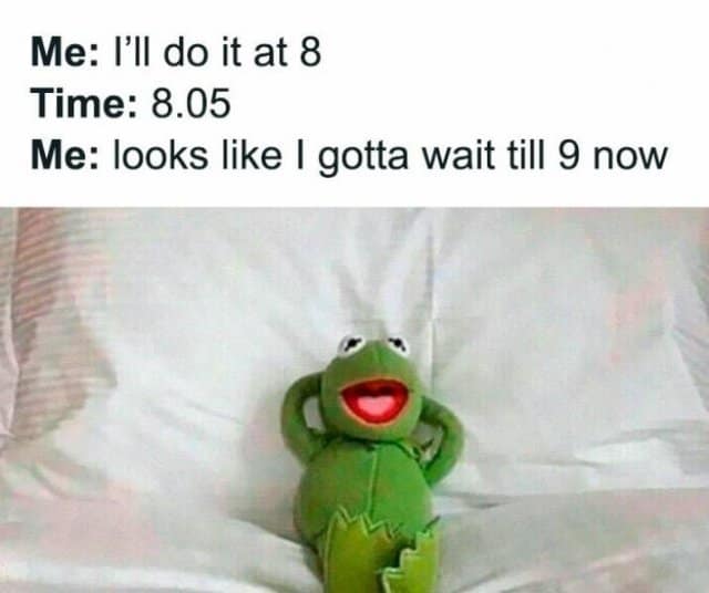 procrastination memes, procrastinator humor, funny delay memes, lazy day memes