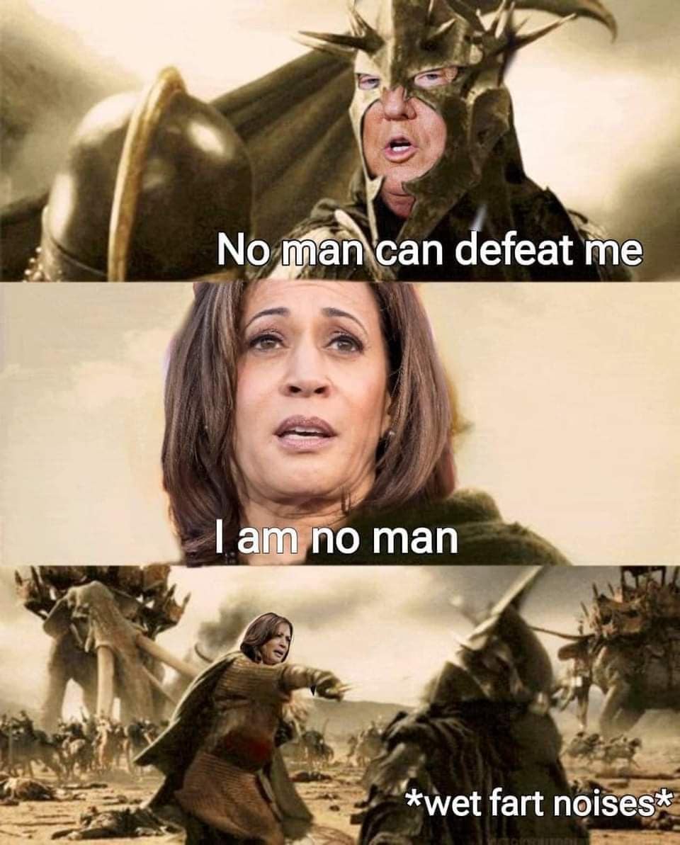 No man can defeat me I am no man *wet fart noises*