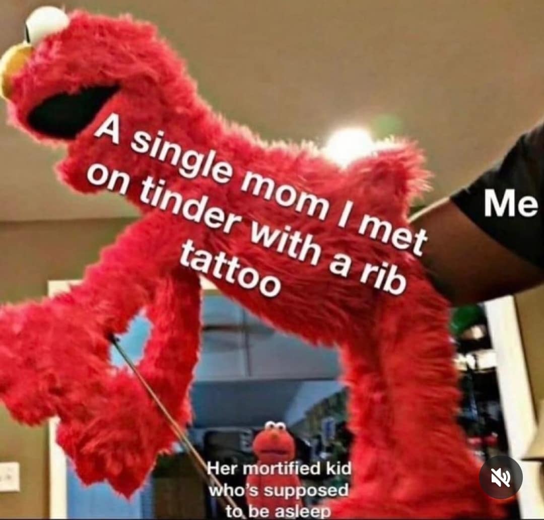 A single mom I met on tinder with a rib tattoo