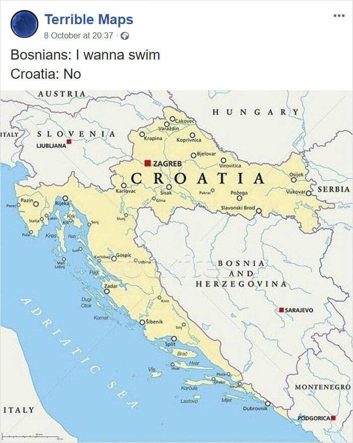 terrible maps, awful maps, calamities, misplaced mayhem, navigational nightmares
