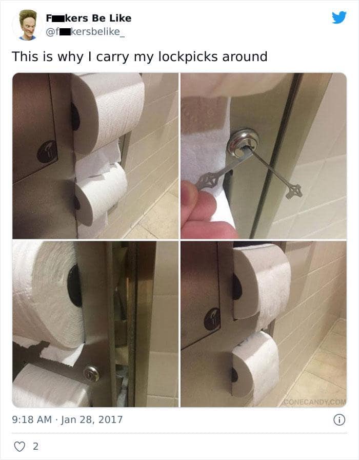 This is why I carry my lockpicks around