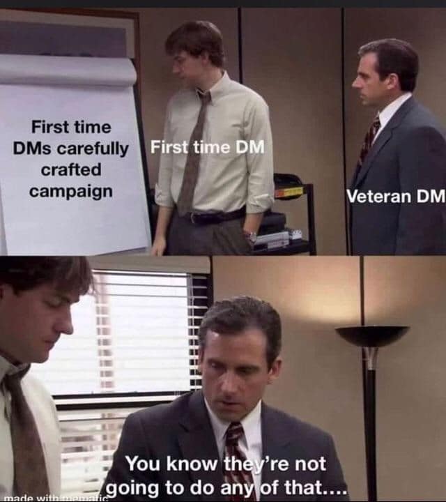 tabletop game memes, fantasy memes, gaming humor