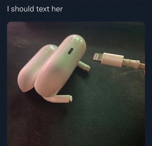 I should text her