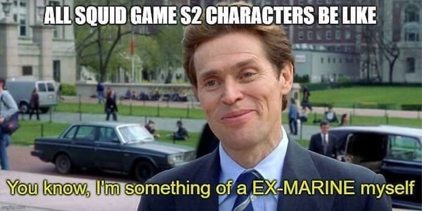 squid game meme, squid games memes, squid game meme, squid games memes, survival drama memes, lethal game comedic bits, K-battle comedic illusions, squid games season 2, squid game season 2, squid games meme