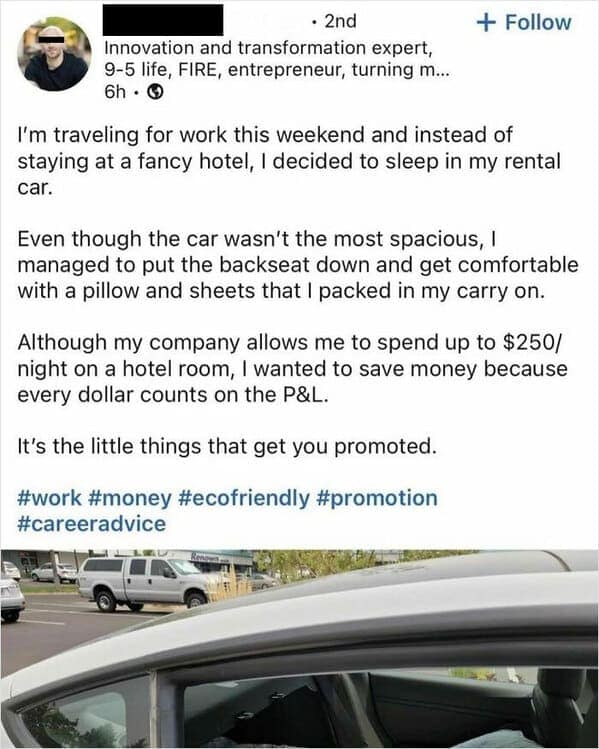 linkedin memes, cringey linkedin posts