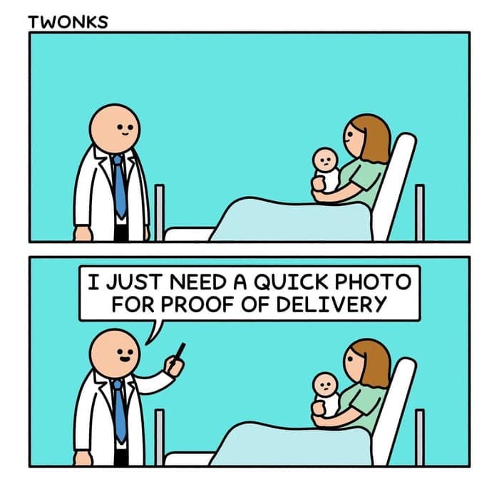 I JUST NEED A QUICK PHOTO FOR PROOF OF DELIVERY