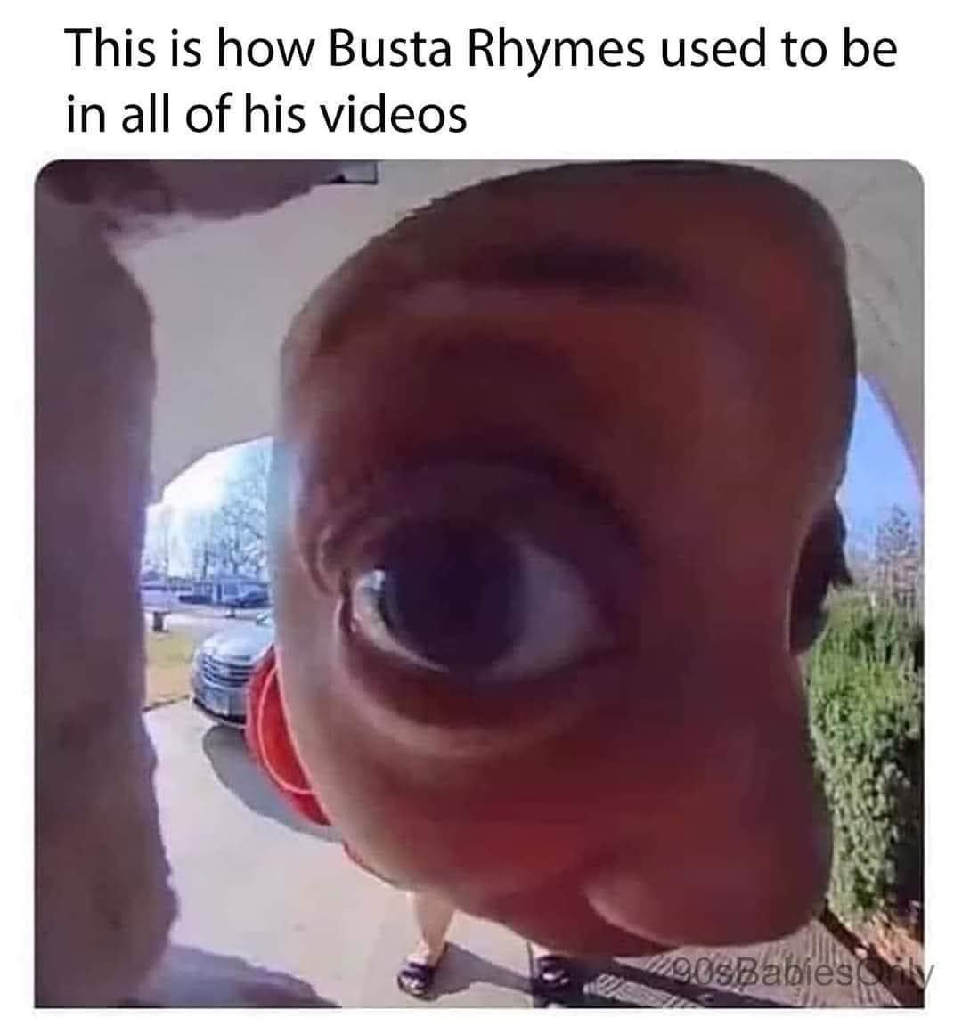 This is how Busta Rhymes used to be in all of his videos - 90sBabies