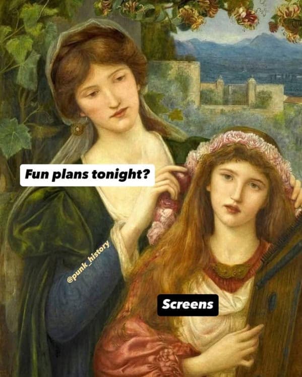 classical art memes, renaissance memes, art humor, museum memes, culture memes, funny paintings, classic artwork memes, relatable memes, existential humor, adult humor, sarcastic memes