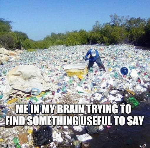 ME IN MY BRAIN TRYING TO FIND SOMETHING USEFUL TO SAY