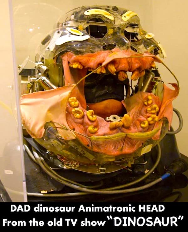 DAD dinosaur Animatronic HEAD From the old TV show "DINOSAUR"