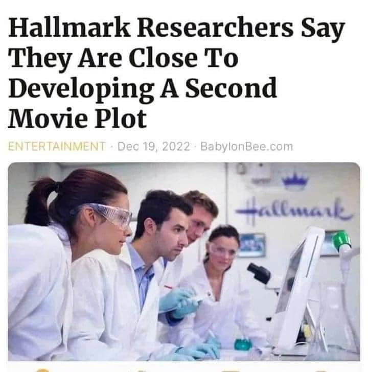 Hallmark Researchers Say They Are Close To Developing A Second Movie Plot