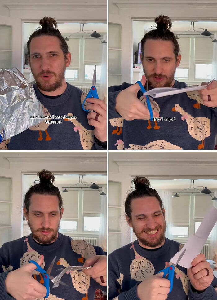folding a curtain is the best way to feed it through the poll?