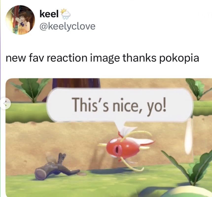 pressure of community building is highlighted in this Pokopia meme, comparing a user's humble shoebox-style town to the hyper-futuristic mega-cities usually found on the global timeline.