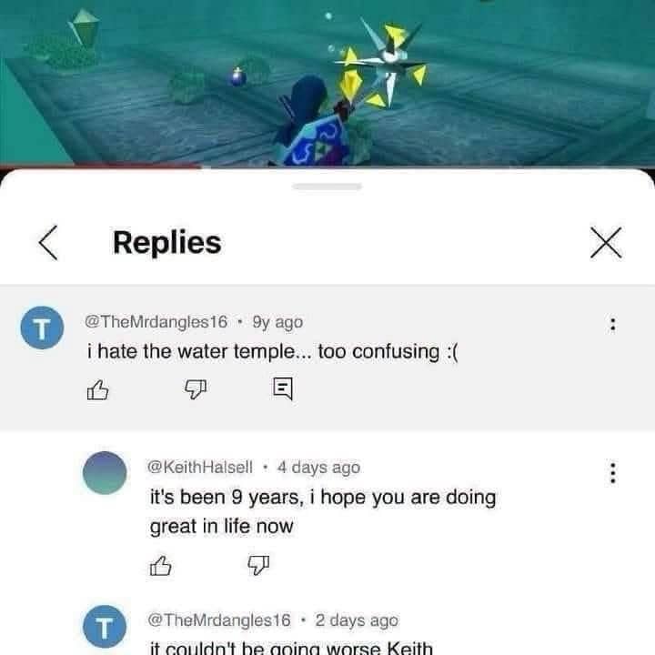 Wholesome yet tragic YouTube comment interaction tracking two gamers over a nine year time period.