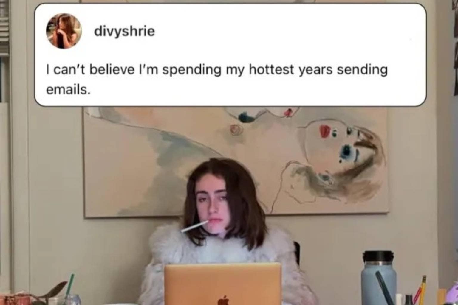 An entertaining meme dump highlighting viral internet humor and quirky observations, featuring a newborn black kitten with starry vitiligo spots, a yellow enamel lapel pin styled as a desktop folder labeled 'not porn', and a medieval manuscript drawing of a figure wearing a flaming castle hat.